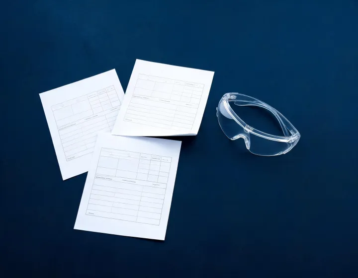 Side-by-side factory quote sheets for ansi safety glasses